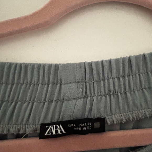 Zara sage Wide-Leg Pant - Picture 3 of 4